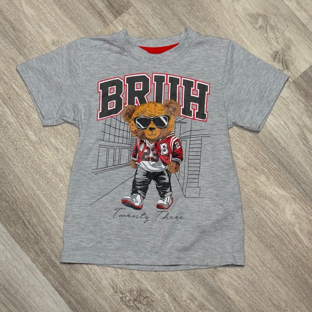 T-Shirt kids 5/6 bruh Teddy‎ bear